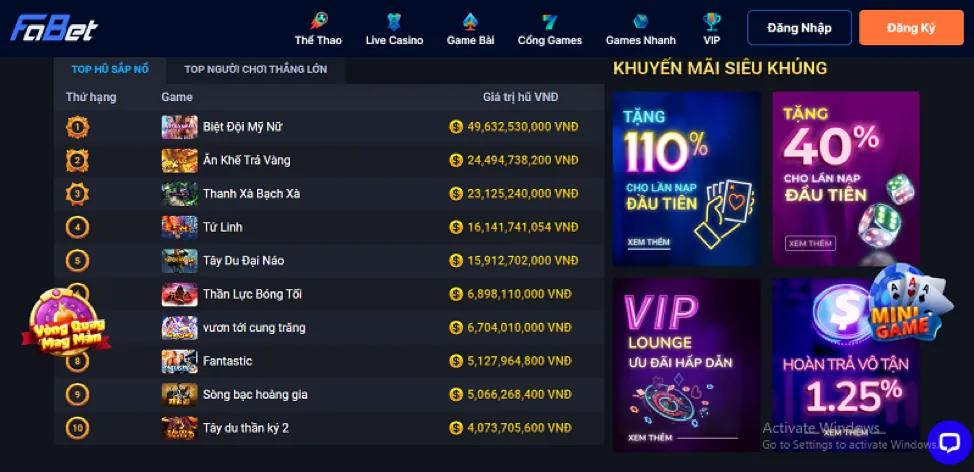 Game Bắn Cá Tiên Cá